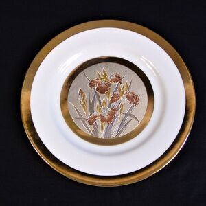 Keito Japan Fine China Gold Trim Plate